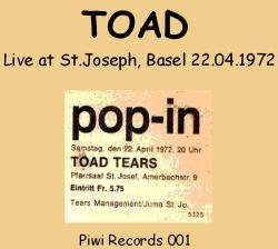 Toad - Live at St. Joseph Basel 22.4.1972